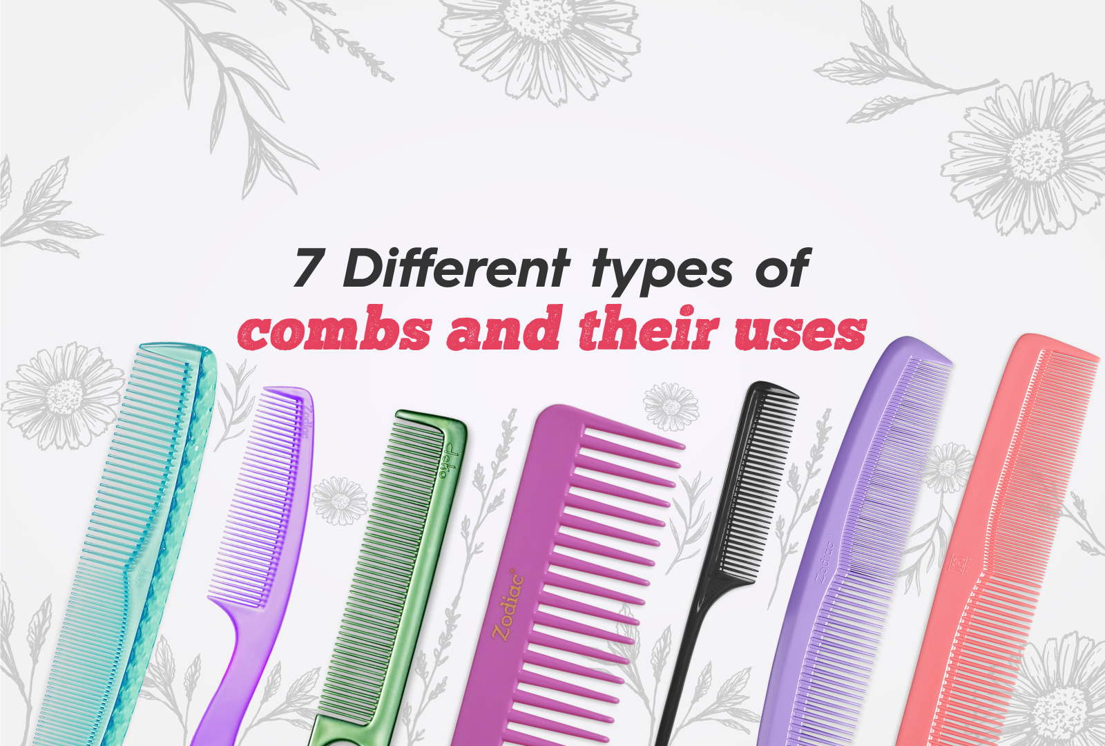 Different combs on sale for hair